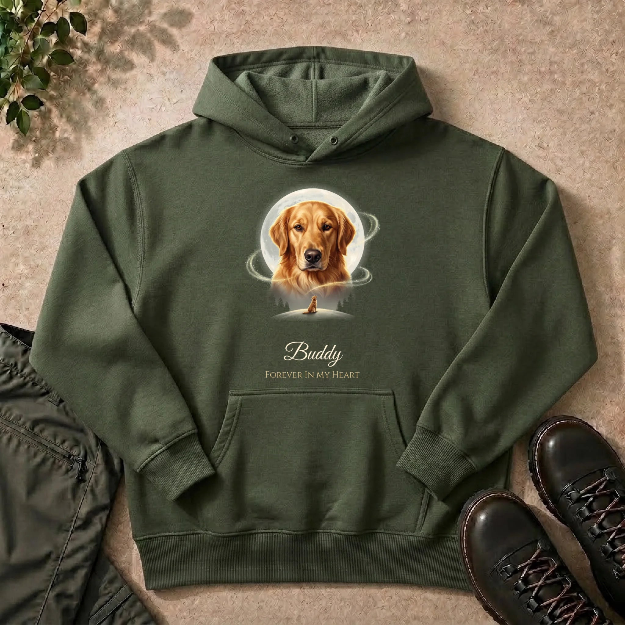 Hoodie Military Green