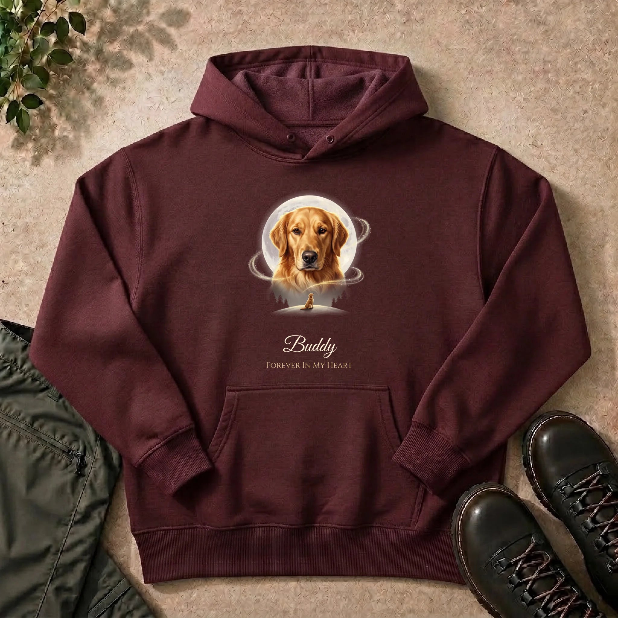 Hoodie Maroon