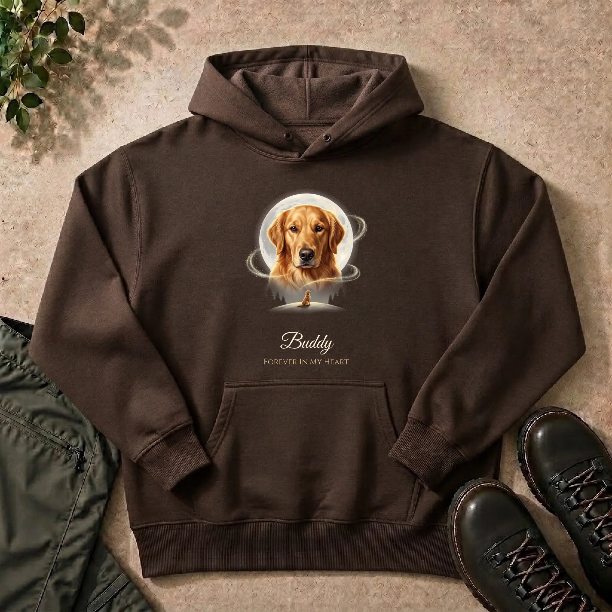 Hoodie Dark Chocolate