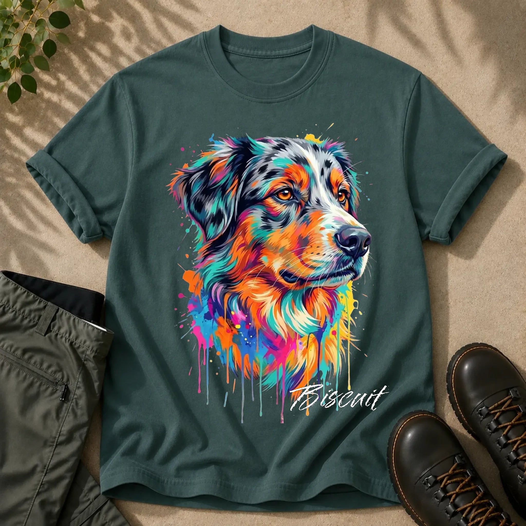Premium Tee (Garment Dyed) Blue Spruce