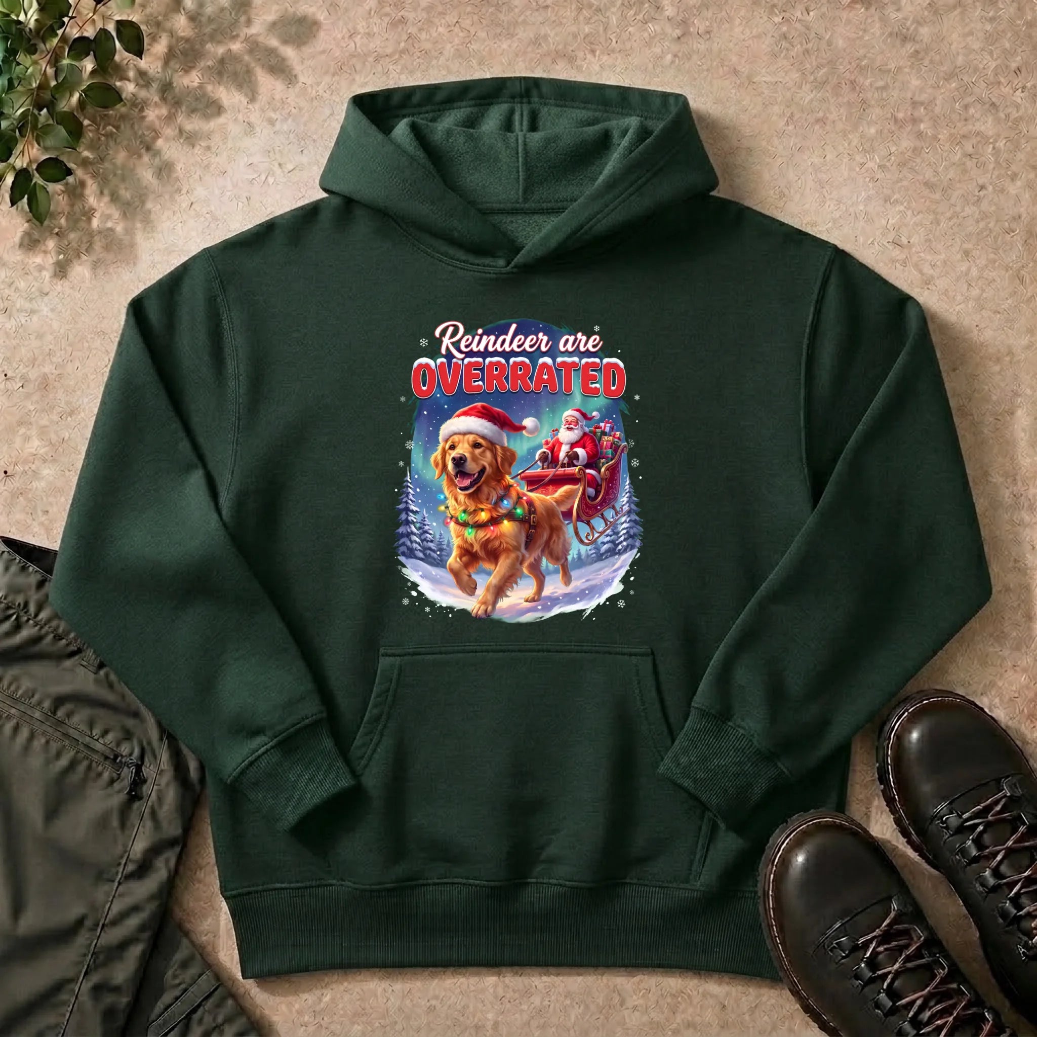 Hoodie Forest Green