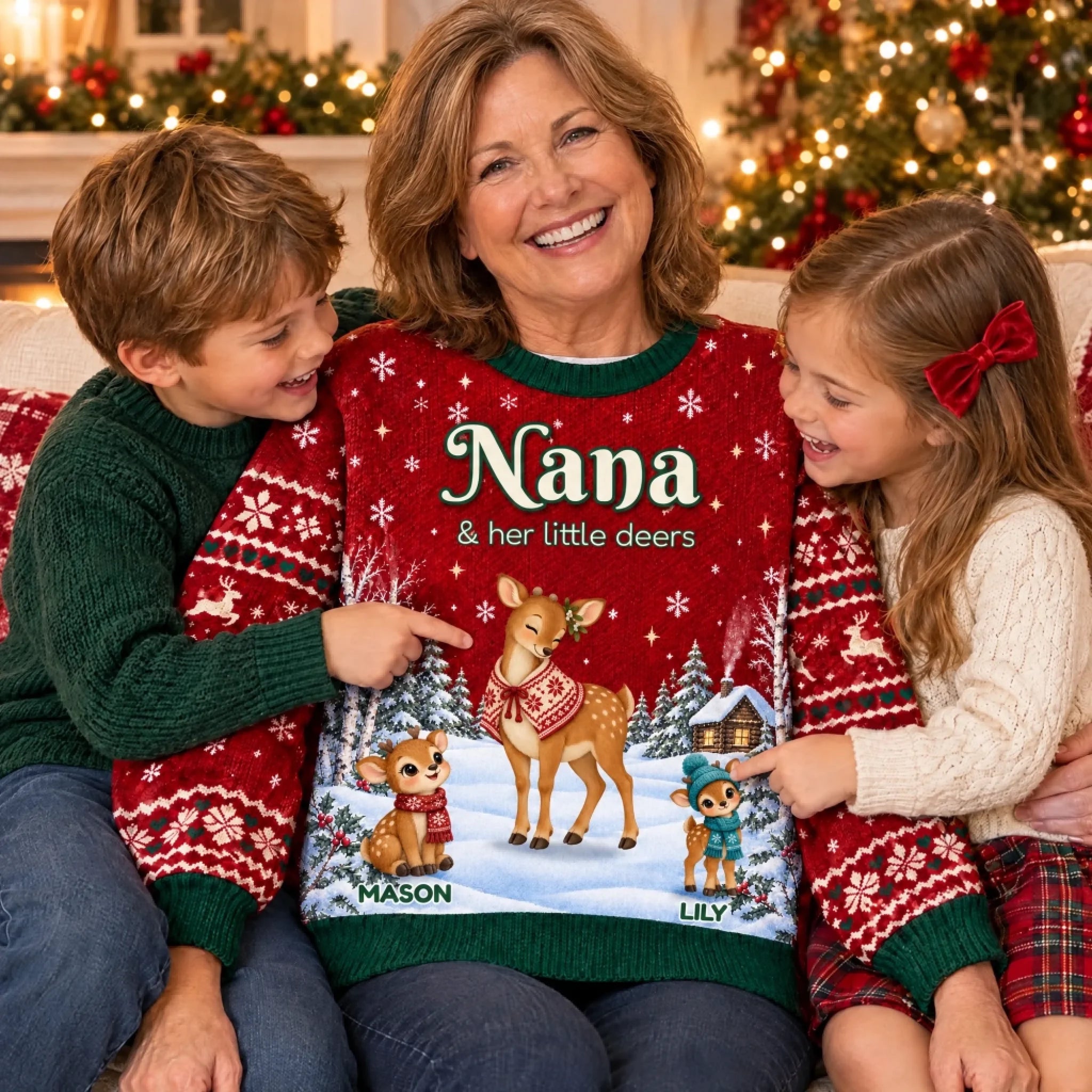 Nana sweatshirt with grandkids names