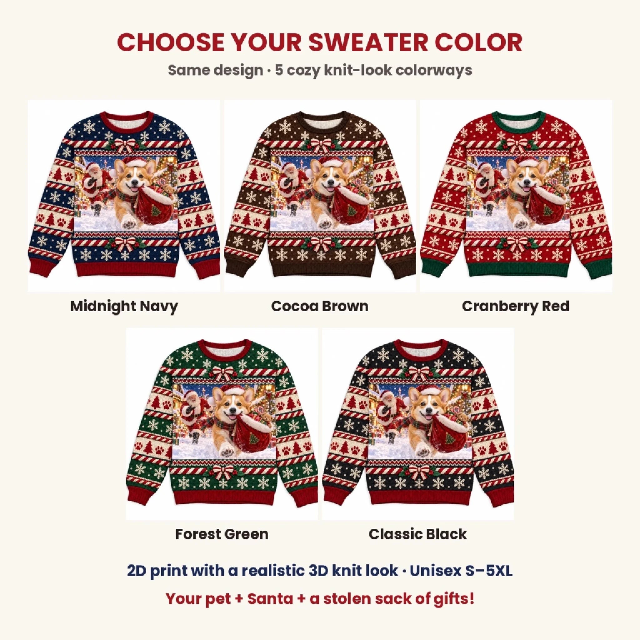 Sweater color options